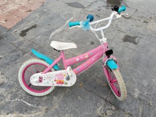 Bicicleta Peppa Pig 14'' Rosa