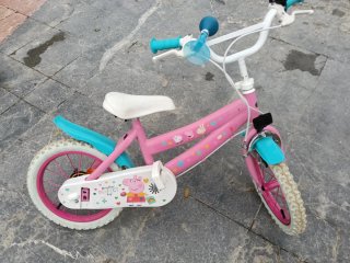 Bicicleta Peppa Pig 14'' Rosa