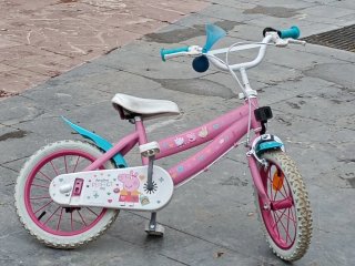 Bicicleta Peppa Pig 14'' Rosa
