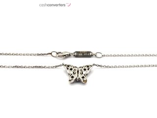 cadena oro 18k con piedra con diamante 20cm