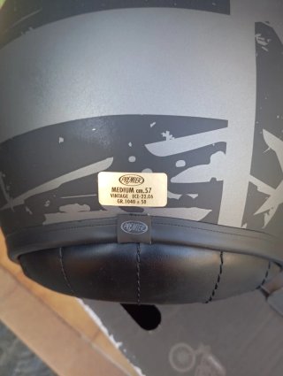Casco Moto Premier Vintage Negro