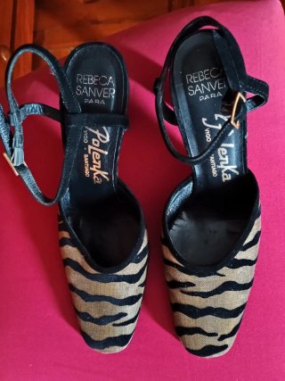 Zapatos Polenka Tacón Animal Print