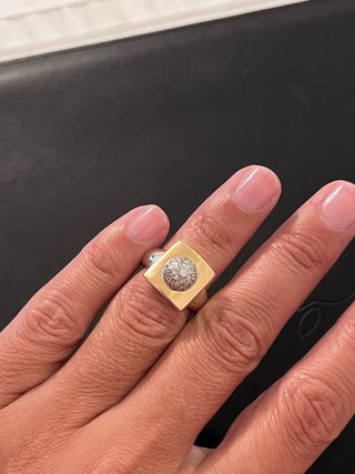 Anillo Oro 18k y Diamantes