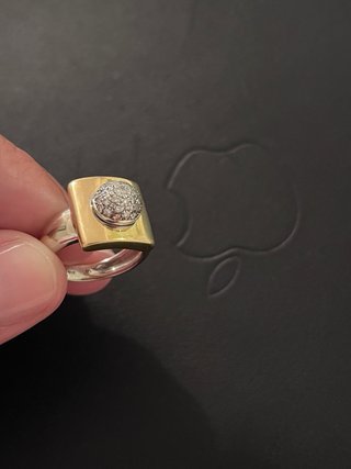 Anillo Oro 18k y Diamantes