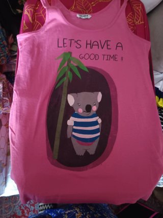 Camiseta tirantes Pull&Bear Koala
