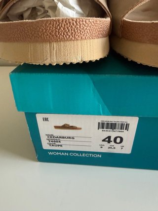 Sandalias Gioseppo Mujer Beige Hebillas Doradas