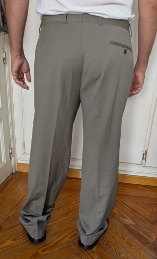 Pantaloni Yves Saint Laurent Verde Oliva