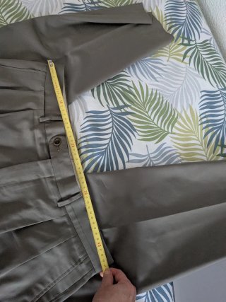 Pantaloni Yves Saint Laurent Verde Oliva