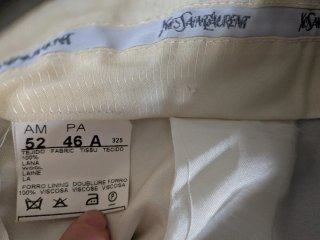 Pantaloni Yves Saint Laurent Verde Oliva