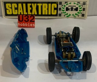 Scalextric Exin Cooper F1 Azul Doble Guía