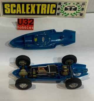 Scalextric Exin Cooper F1 Azul Doble Guía