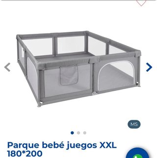 Parque bebé plegable