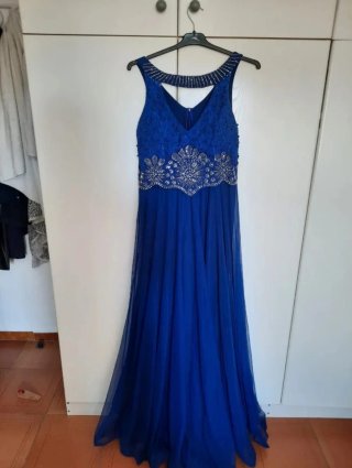 Vestido de fiesta azul