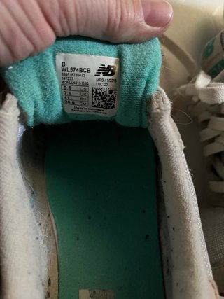 Scarpe New Balance 574 grigie/azzurre taglia 41