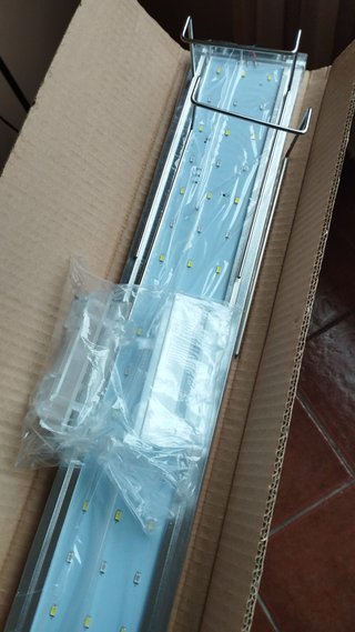 pantalla potente LED 100 120cm acuario luz pecera