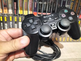 PlayStation 2 Slim Negra + Mando y Cables