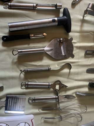 Lote de utensilios de cocina variados