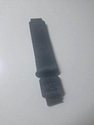 Correa de reloj negra resistente Garmin de 22m/m
