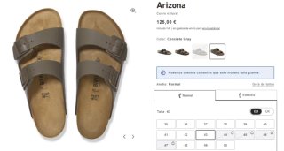 Sandalias Nuevas Birkenstock piel Oliva Gray N°43