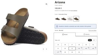 Sandalias Nuevas Birkenstock piel Oliva Gray N°43