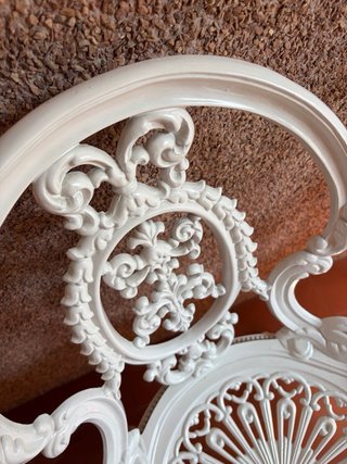Conjunto 4 Sillas Hierro forjado Blancas