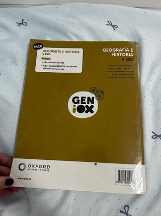 Geografía e Historia, 4 ESO Oxford Madrid