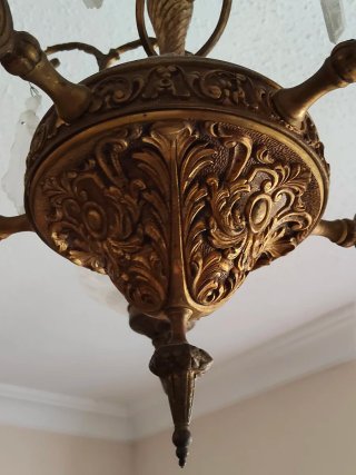 Lámpara de techo de bronce