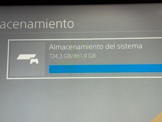 PS4 1TB V.12.00 con VUE Blanco