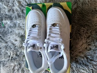 A Bathing Ape Bapesta Blancas