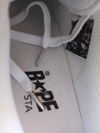 A Bathing Ape Bapesta Blancas