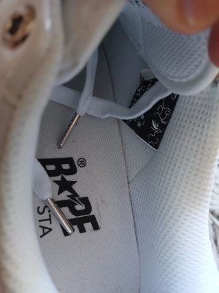 A Bathing Ape Bapesta Blancas