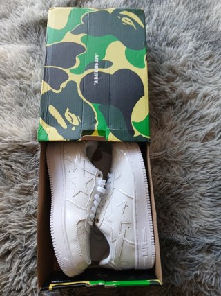 A Bathing Ape Bapesta Blancas