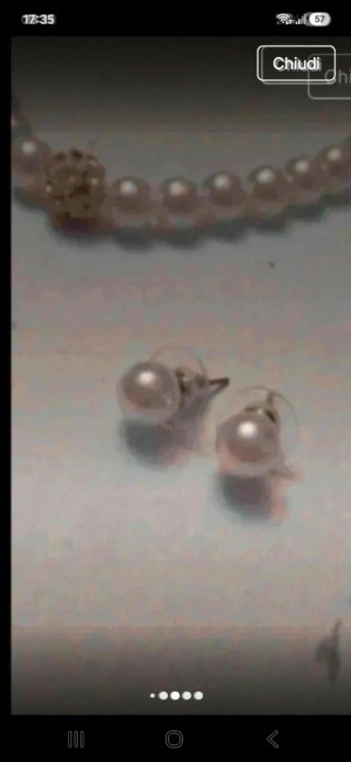 Set Collana, Bracciale e Orecchini Perle