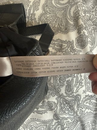 Bolso Uterqüe Piel Negro