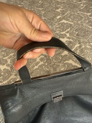 Bolso Uterqüe Piel Negro
