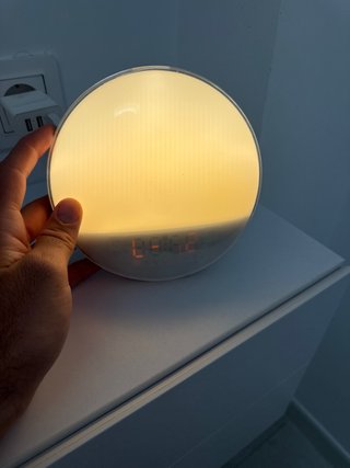 Reloj alarma Despertador Simulador Sol
