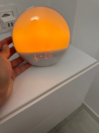 Reloj alarma Despertador Simulador Sol