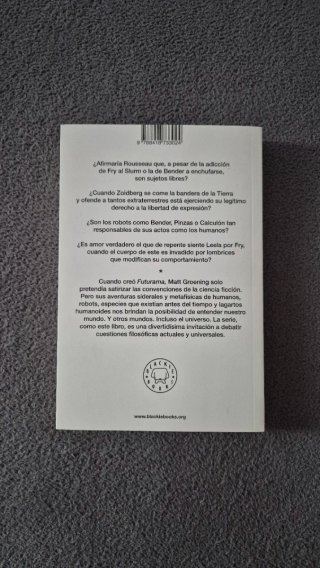 Libro Futurama y la filosofía