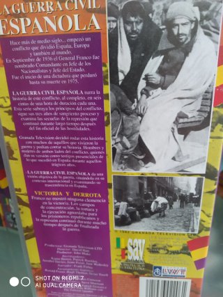 Colección 6 cintas VHS La Guerra Civil Española