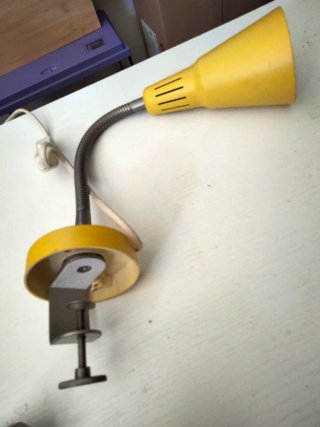 Lampada da Scrivania Ikea Kvart Gialla