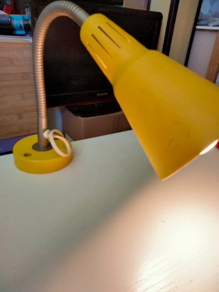 Lampada da Scrivania Ikea Kvart Gialla