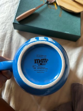 Tazza M&M's Blu con Cucchiaino