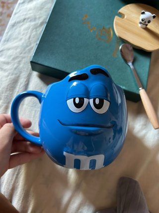 Tazza M&M's Blu con Cucchiaino
