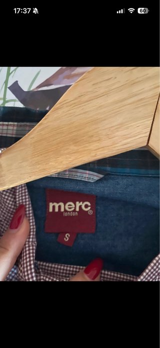 Camisa de cuadros Marc azul y blanco