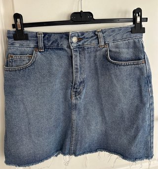 Falda vaquera tiro alto Pull&Bear T.38