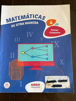 Matemáticas 4, Primaria, De otra manera