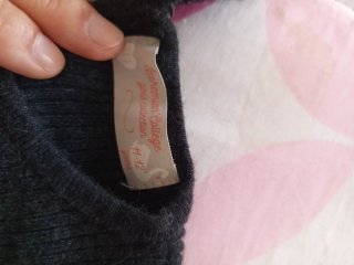 Vestido punto gris 11-12 años