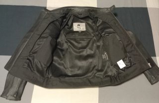 Giacca Biker Vera Pelle Nera