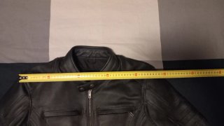 Giacca Biker Vera Pelle Nera