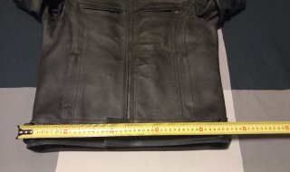 Giacca Biker Vera Pelle Nera